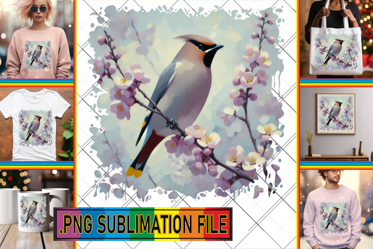 VIBRANT TOTE BAG Design Ideas PNG, Birds