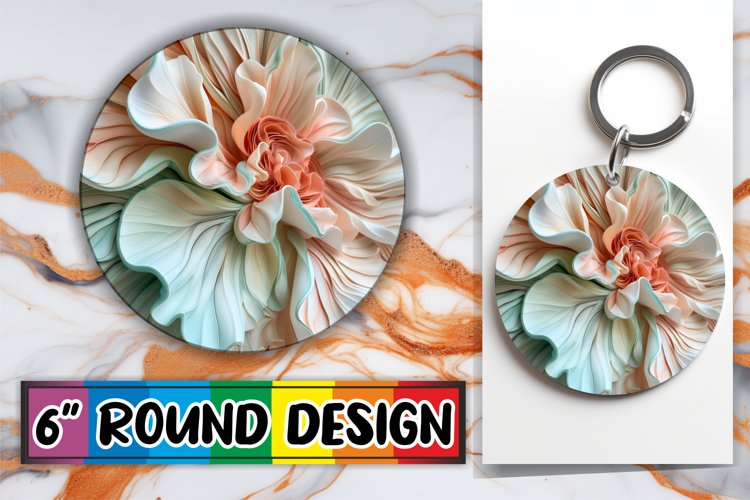Abstract Circle Keychain Assortment example image 1
