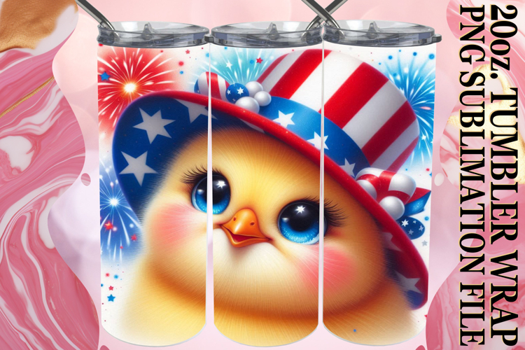 PRESENT OF JOY 20oz TUMBLER WRAP, USA Animals