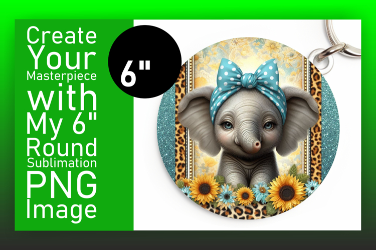 Charming Circle Design for Keychains , Cute Animals