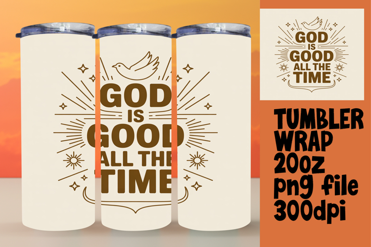 20oz Tumbler Wrap for DIY , Religious