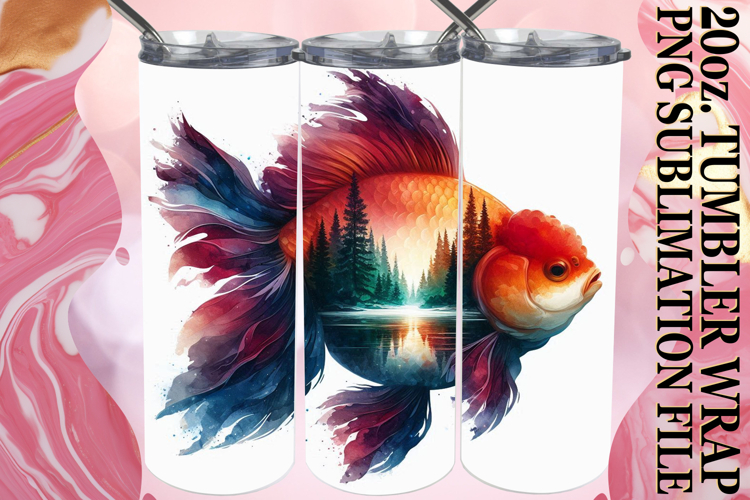 SWEET HARMONY 20oz TUMBLER WRAP, Animals Art