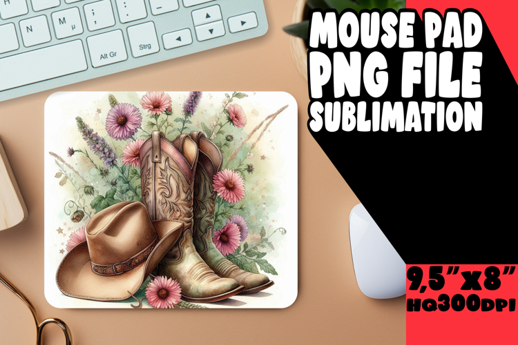 CHEERFUL MOUSE MAT PLAYFUL DESIGN, Western