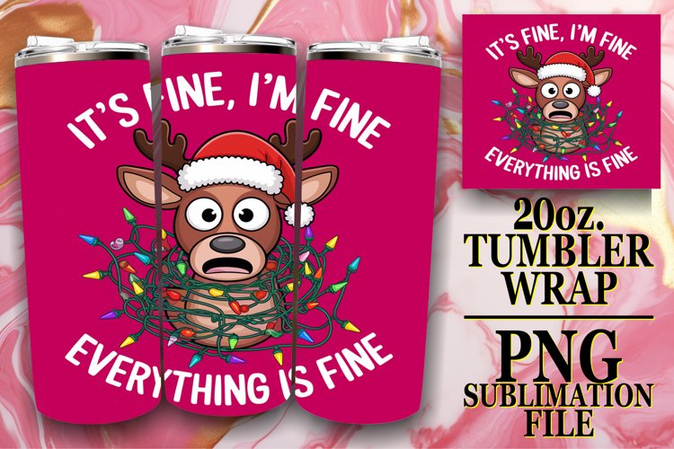 Christmas Tumbler Wrap Image 5
