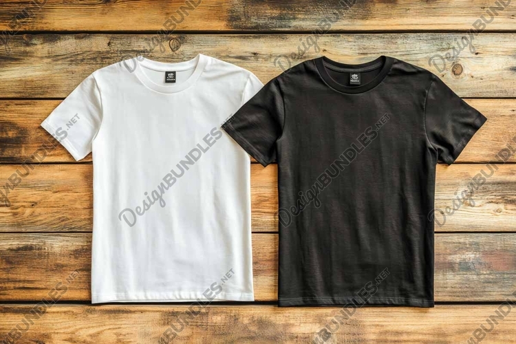 Black Tshirt Mockup Image 11