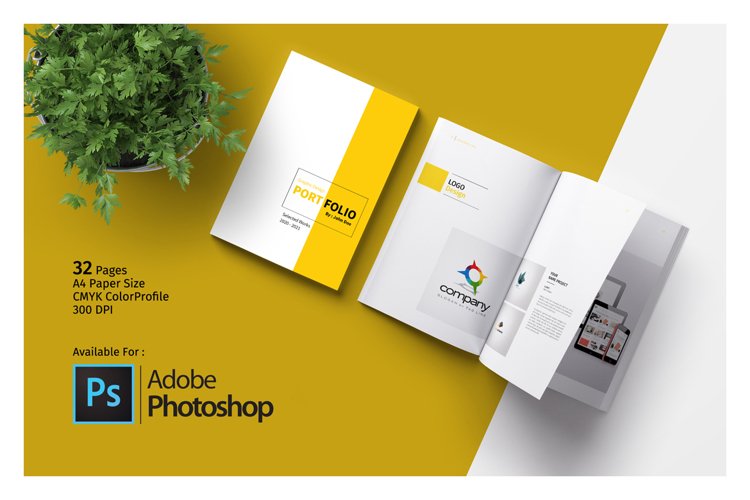 PSD Portfolio Template example image 1