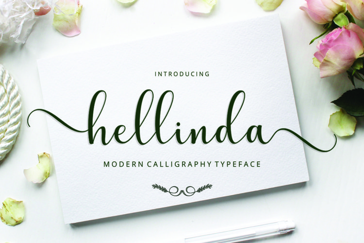Hellinda Script example image 1