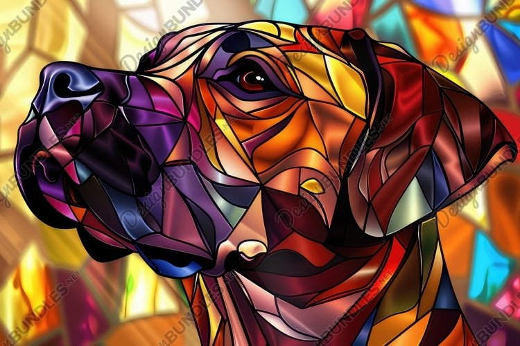 Stained Glass Texture Image 23