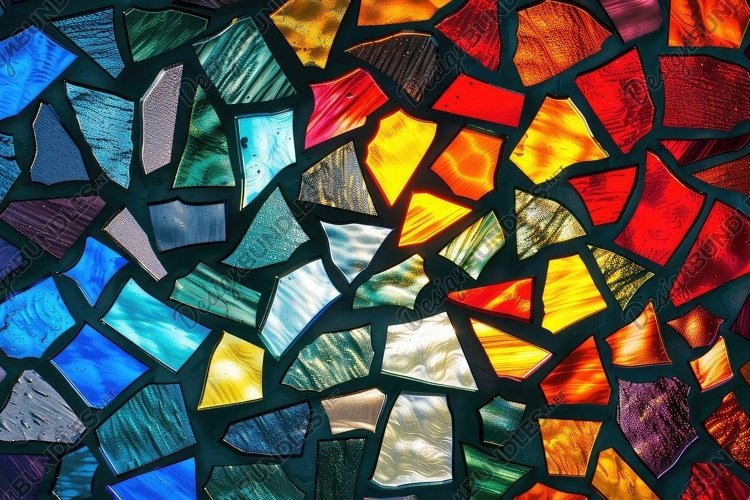 Stained Glass Texture Image 12
