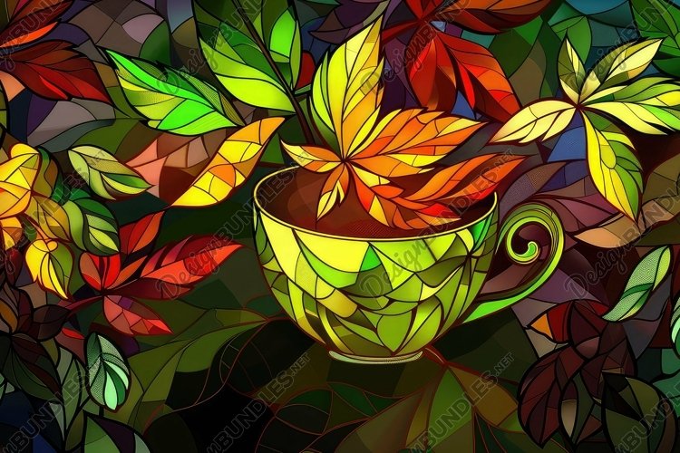 Stained Glass Texture Image 3