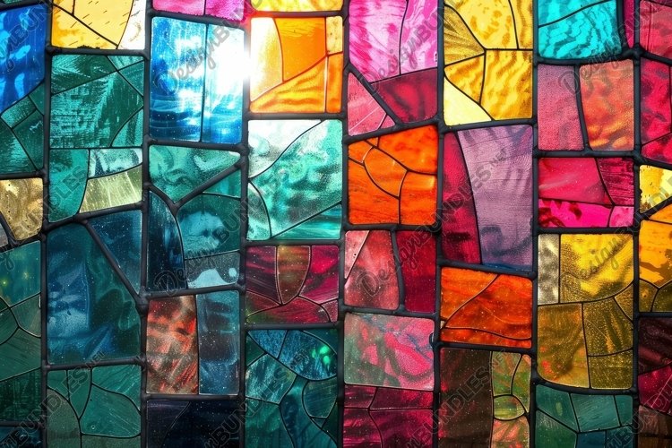 Stained Glass Texture Image 6