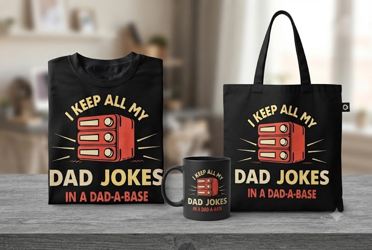 I Keep All My Dad Jokes PNG | Funny Dad Father’s Day Design
