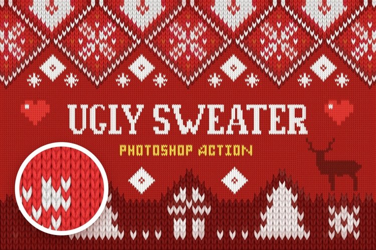Ugly Christmas Sweater Action Ugly Christmas Sweater Action