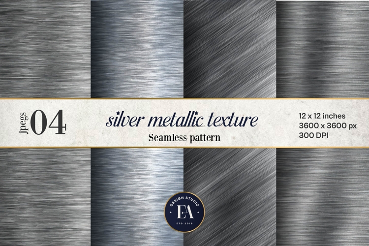 Shiny Silver Texture Image 11