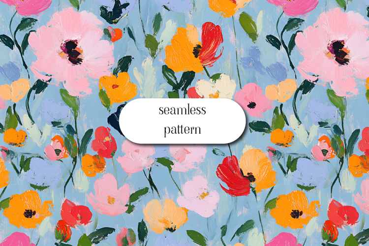 Floral Seamless Pattern Image 15