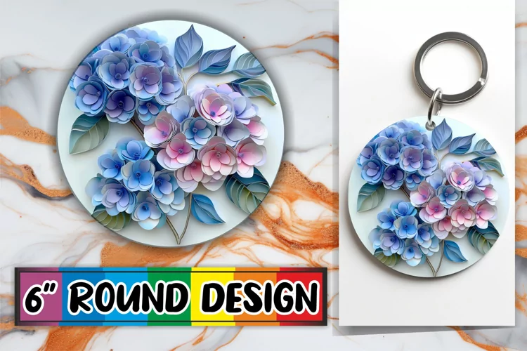 Chic 3D Blossom Circle Designs