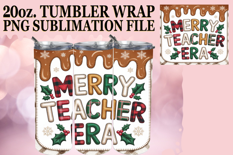 Teacher Tumbler Wrap Image 4