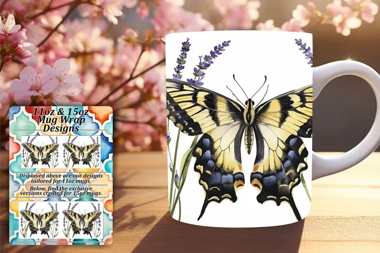 Butterfly Marvels: Spring Mug - 11oz & 15oz