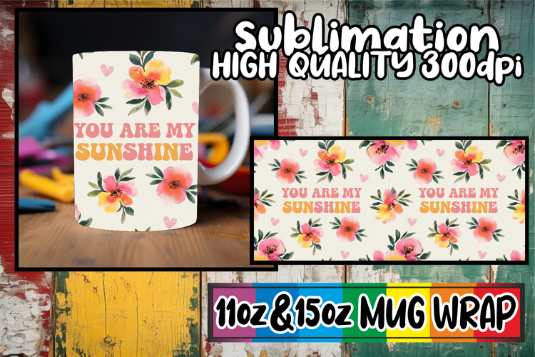 Charming vibes sublimation print wrap, Flower Quote