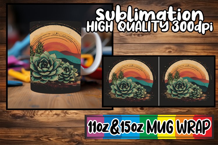 Vintage Floral Dreamland: Mug Wrap Sublimation