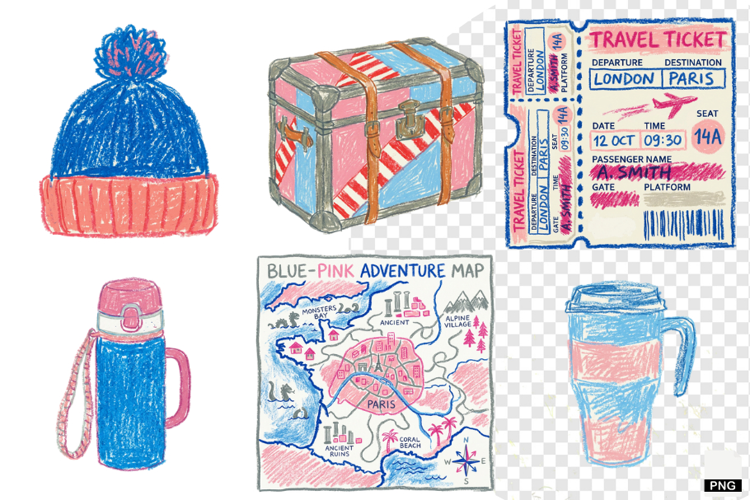 Winter Travel Clipart