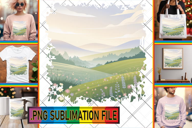 Charming TOTE BAG Art PNG, Spring