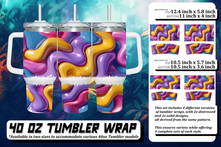 Colorful Abstract 3D Sublimation Art