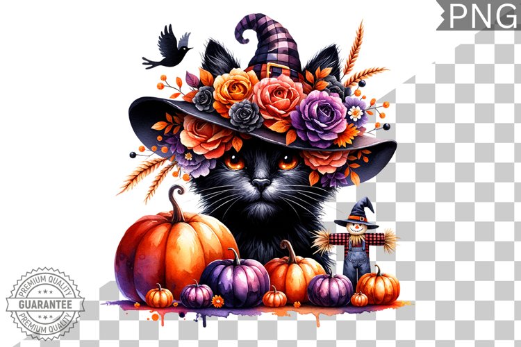 Halloween Cat Clipart Image 19