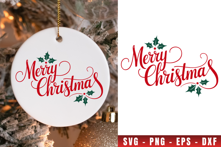 Merry Christmas Tree Svg Image 7