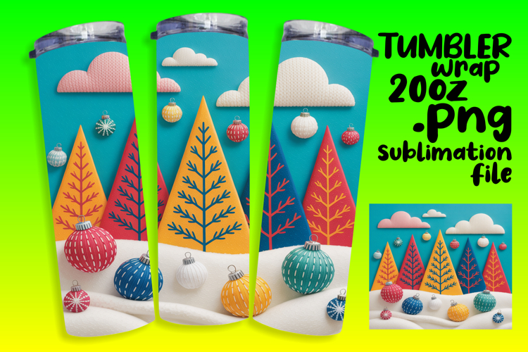 Christmas Tumbler Wrap Image 23