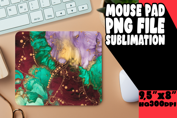 BLISSFUL mouse pad Playful Design, Abstract Pattern