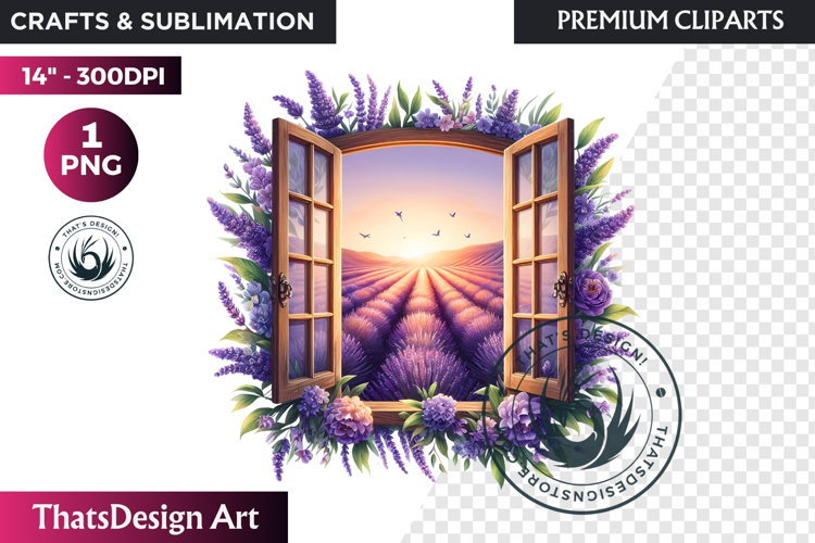 Purple Flower Clipart Image 7