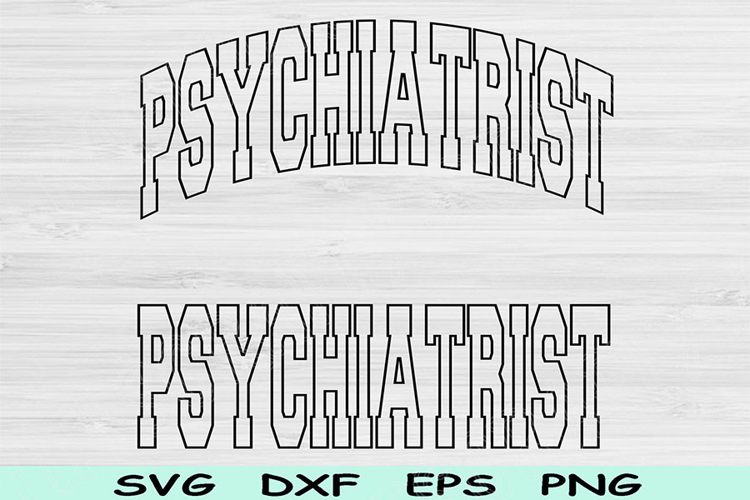Psychiatrist Svg Dxf Cut File, Psychiatrist Png Psychologist