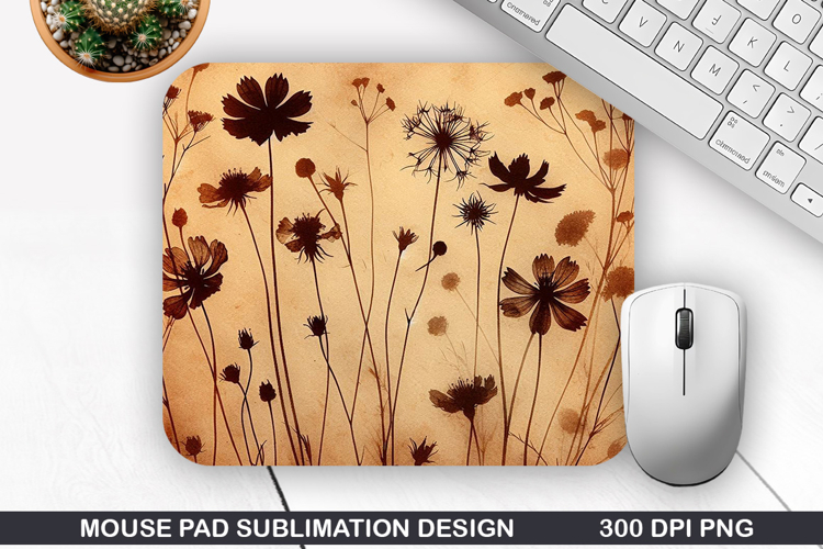 Vintage Mouse Pad Sublimation PNG Design - Mouse Pad PNG