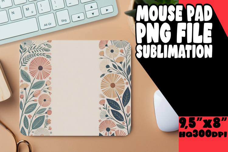 Luminous DESK pad Artistic Touch, Flowers