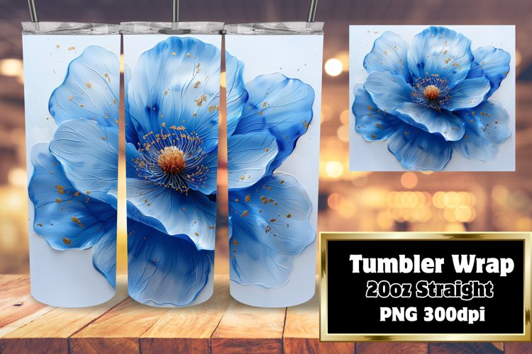 Springtime Bloom: Sublimated Tumbler Wrap example image 1