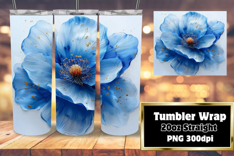 Springtime Bloom: Sublimated Tumbler Wrap