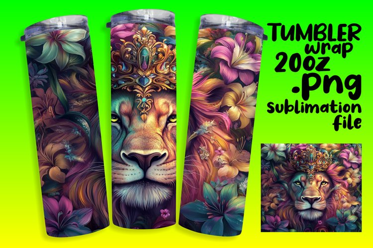 Sublimation File for 20oz Tumbler , Leo