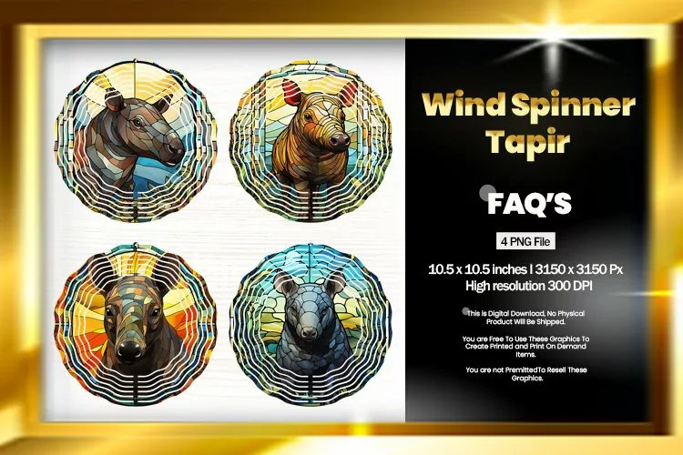 Tapir Wind Spinner Sublimation - 04 Variation