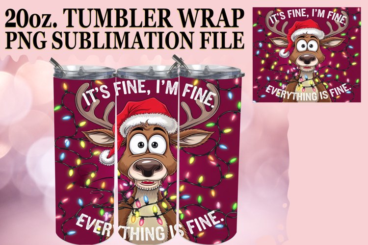 Christmas Tumbler Wrap Image 3