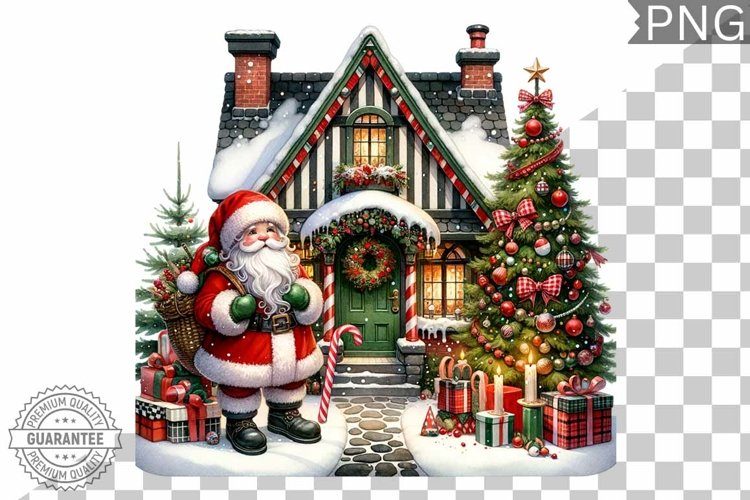 Santa Christmas Clipart Image 19