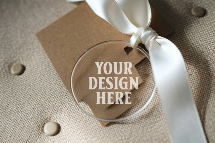 Acrylic Christmas Ornament Mockup , christmas ornament mocku