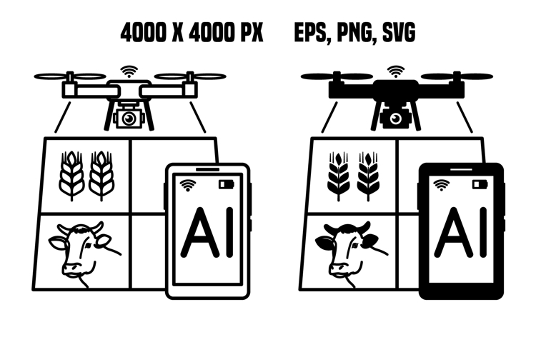 AI in Agriculture Icons