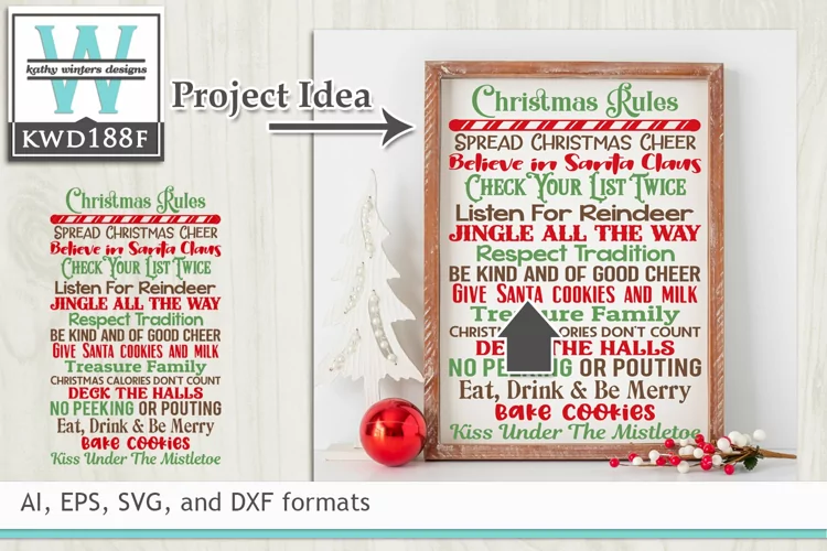 Christmas SVG - Christmas Rules