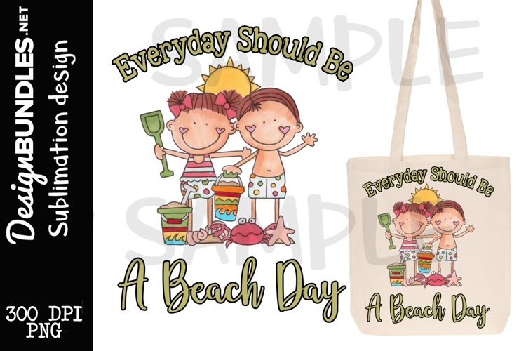 Cute Beach Clipart Image 9