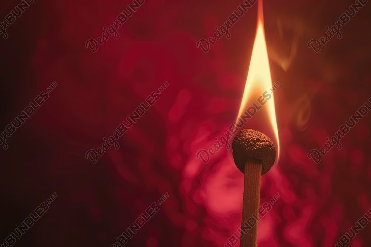 Burning Match Background Wallpaper example image 1