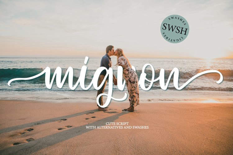 MIGNON SCRIPT & SWASHES example image 1