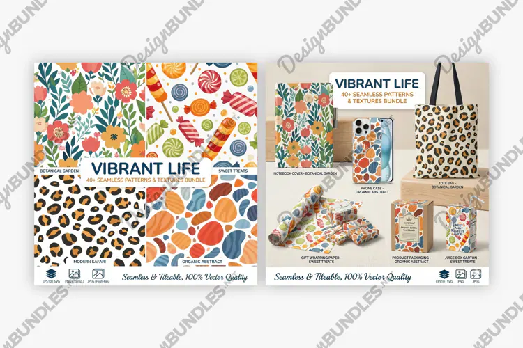 108 Vibrant Pattern Texture