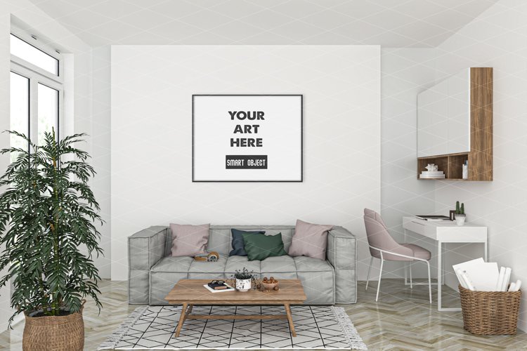 Art Wall Mockup Image 7
