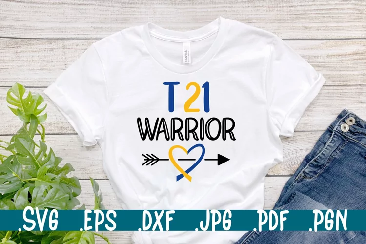 T21 warrior svg Down syndrome